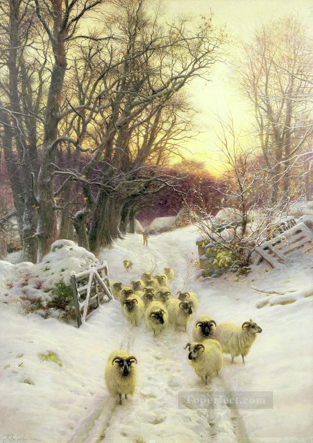 The Sun Had Closed The Winter Day Oil Paintings